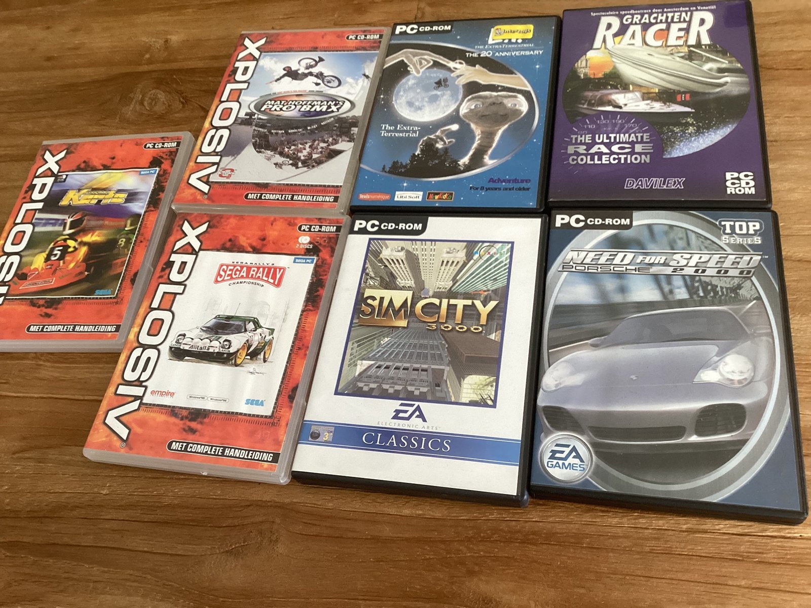 CD-ROM computergames, bijna gratis, Ophalen