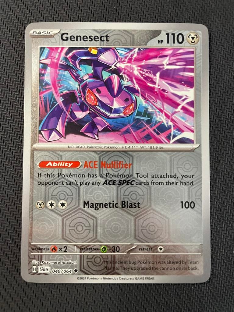 Genesect 040/064 Reverse Holo Shrouded Fable Packfresh, Ophalen of Verzenden, Zo goed als nieuw