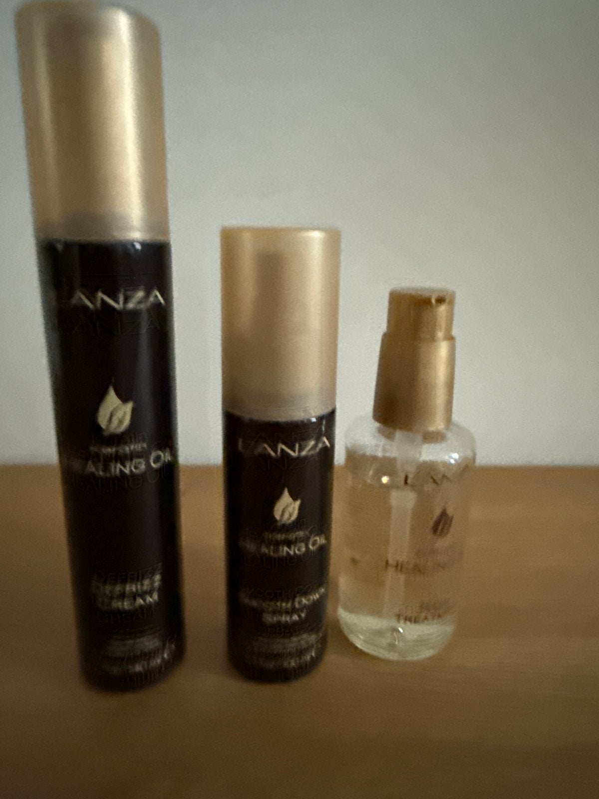 L'ANZA Keratin Healing Oil Haarproducten Set, Ophalen of Verzenden, Zo goed als nieuw, Haarverzorger of -hersteller