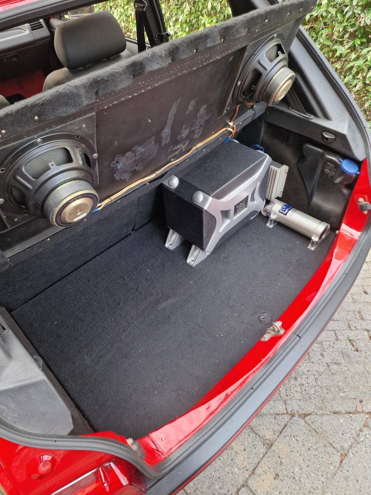 Bijna onzichtbare ingebouwde set voor Peugeot 205 GTi, Auto diversen, Autospeakers, Ophalen