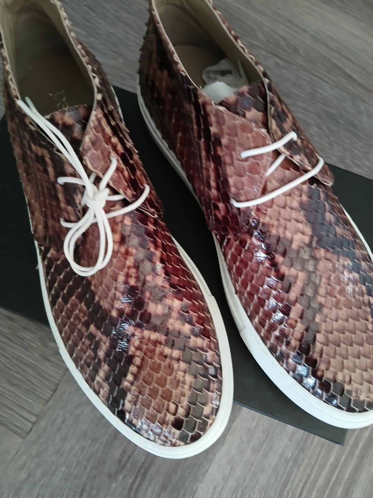 Panara cobra Maat 39 sneakers Splinternieuwe leren sneaker., Nieuw, Ophalen of Verzenden, Sneakers of Gympen, Bruin