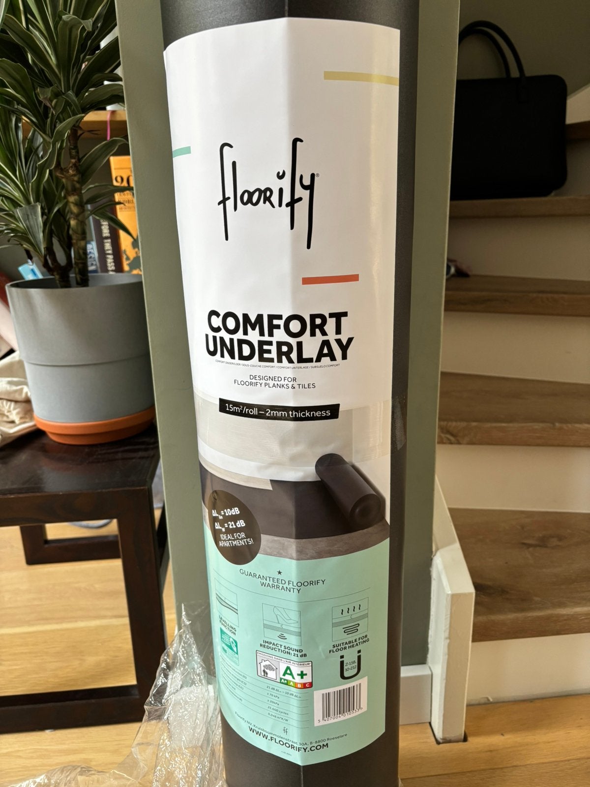 Ondervloer Floorify Comfort - NIEUW, Ophalen, Overige materialen, 30 cm of meer, 50 tot 150 cm