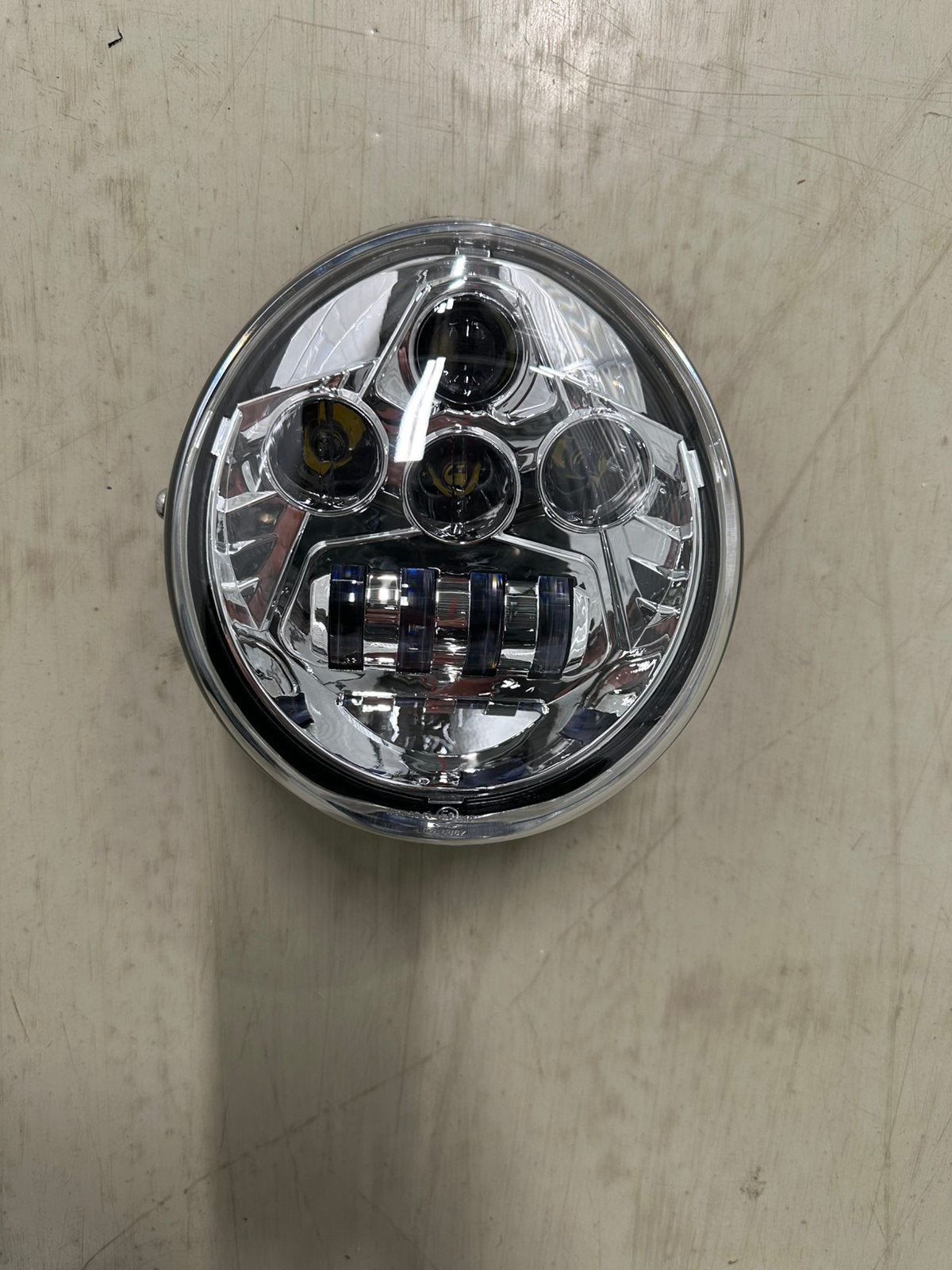Harley Davidson V-Rod Night-Rod Muscle LED Koplamp Chroom, Ophalen of Verzenden