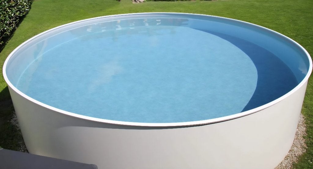 Happy Pool rond opzet/inbouw zwembad 3,50 x 1,50 m, Rond, Inbouwzwembad, 200 tot 400 cm, Ophalen