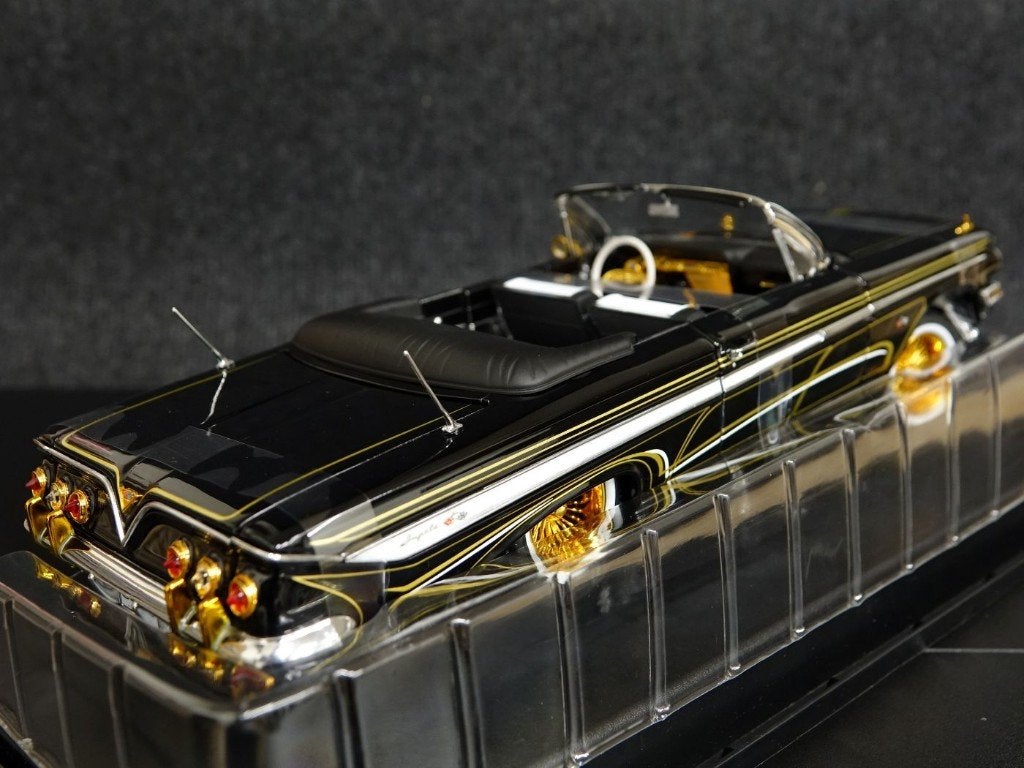 Sunstar 1:18 Chevrolet Impala Lowrider zwart metallic, Auto, Onbekend, Nieuw, Ophalen of Verzenden