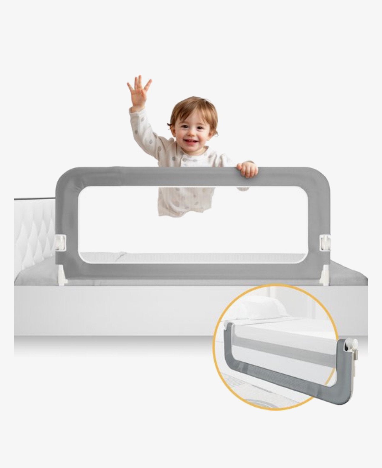 Bedhekje, Kinderen en Baby's, Kinderkamer | Bedden, Ophalen, Zo goed als nieuw, Minder dan 140 cm, Minder dan 70 cm