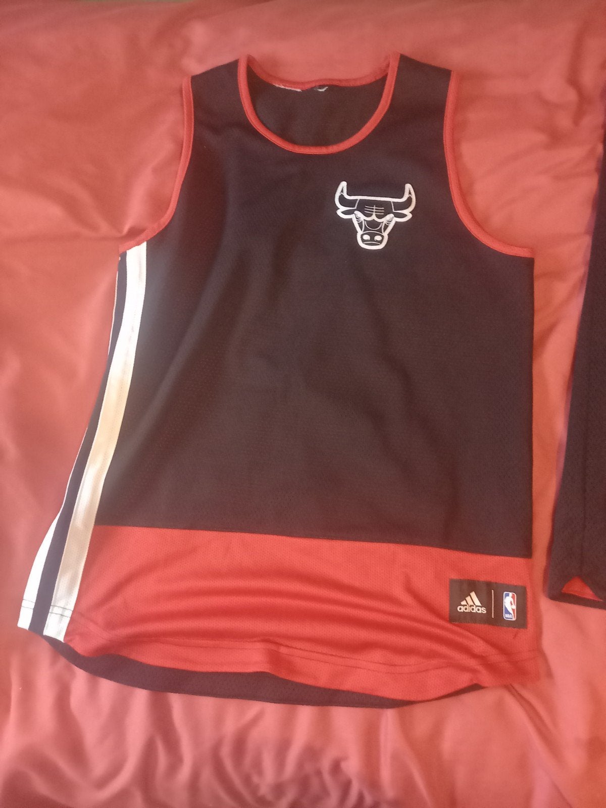 Adidas Chicago Bulls Basketbal Set - Gebruikt, Zwart, Overige maten, Ophalen of Verzenden, Adidas