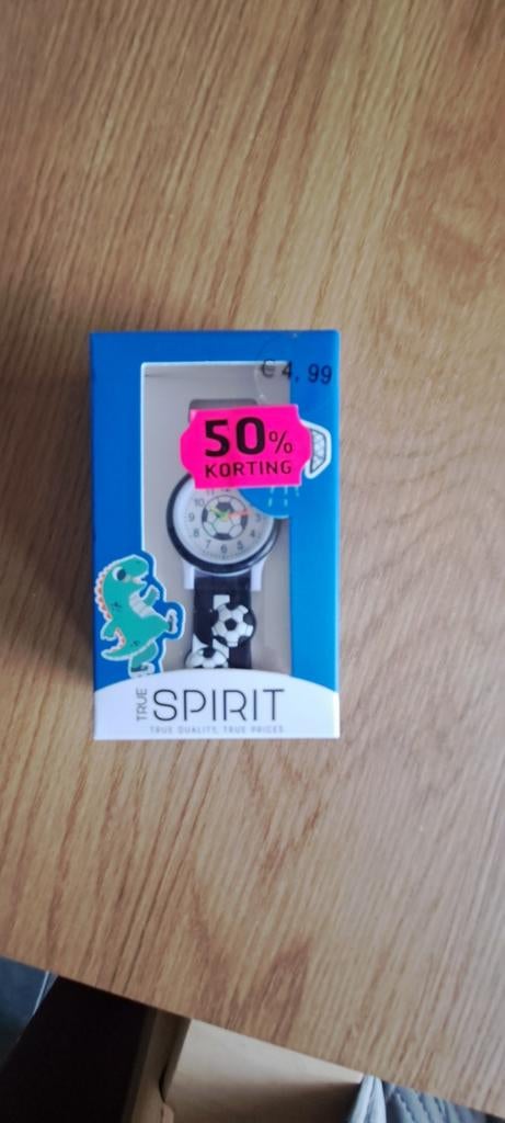 Kinder horloge nieuw, Sieraden, Tassen en Uiterlijk, Horloges | Kinderen, Ophalen of Verzenden, Nieuw, Jongen of Meisje