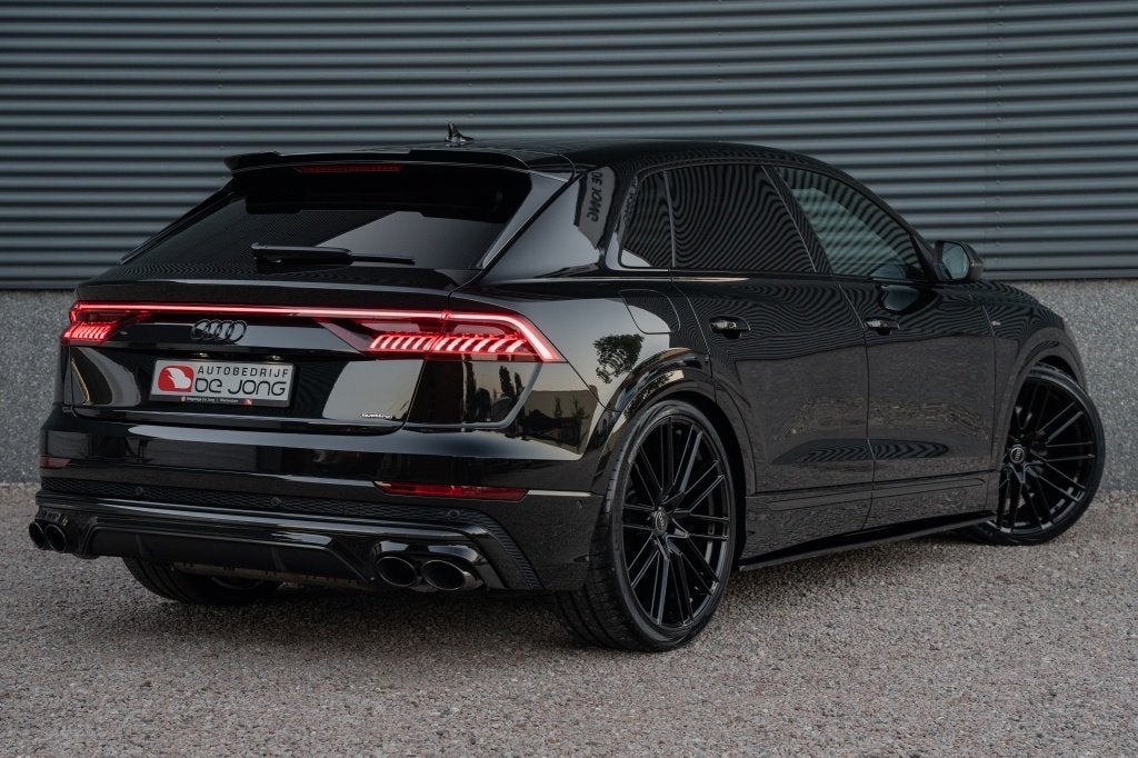 Audi Q8 60 TFSIe Competition 462PK | 24'inch | Carbon | Soft, Auto's, 14 kWh, Gebruikt, 2995 cc, Zwart