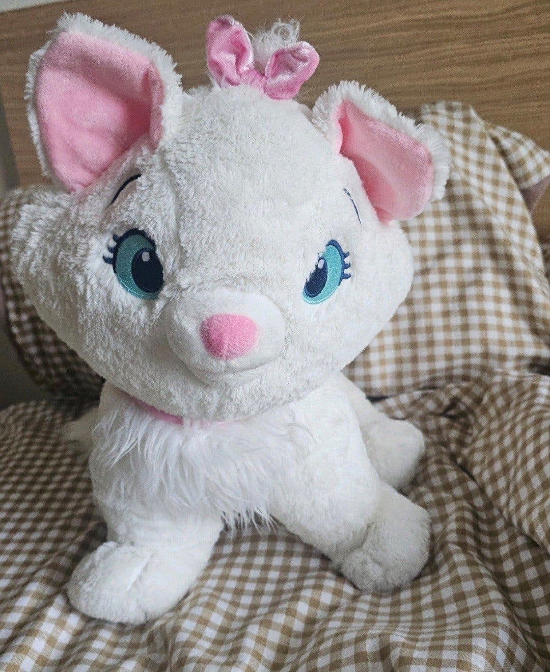 grote knuffel Marie van de Aristokatten, Ophalen of Verzenden, Zo goed als nieuw, Knuffel