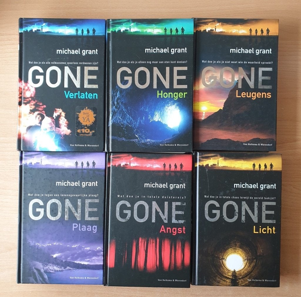 Michael Grant - Gone serie (Ned, HC), Boeken, Fantasy, Gelezen, Verzenden