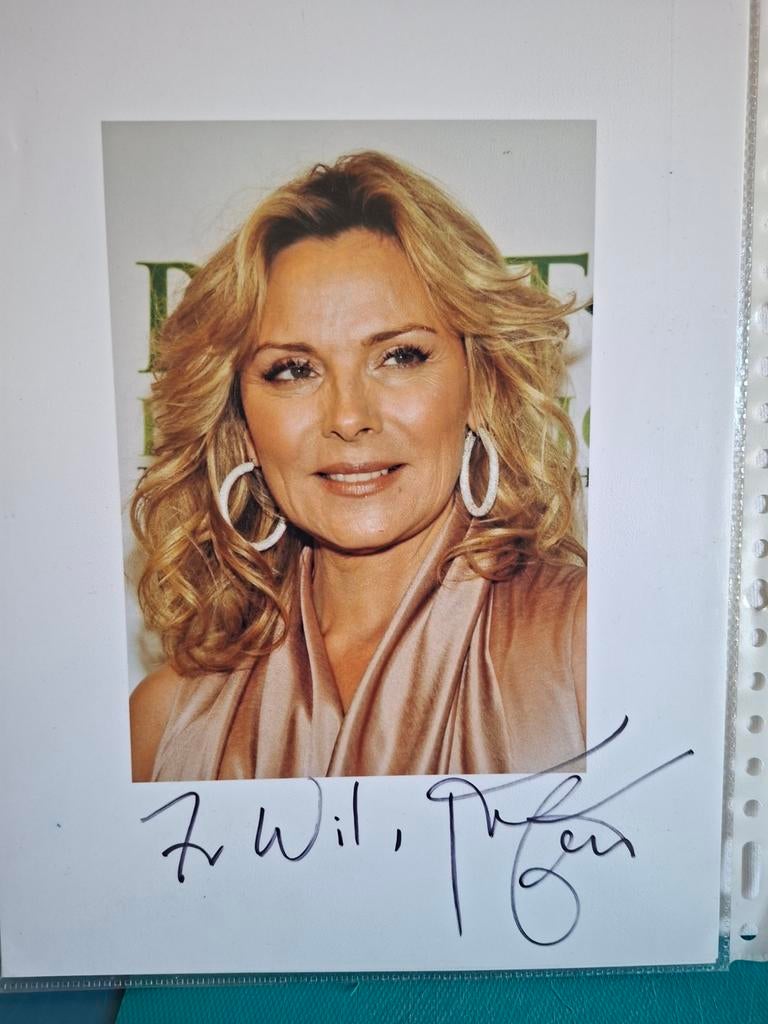 KIM CATTRALL ACTRESS USA, Verzamelen, Verzenden, Nieuw, Foto of Kaart, Gesigneerd