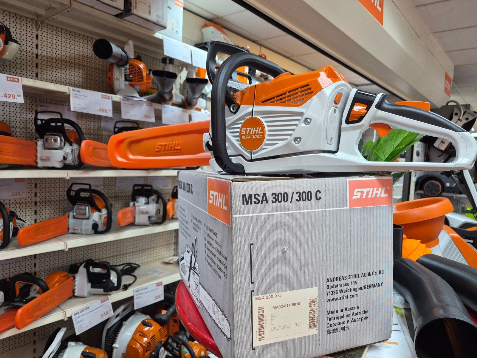 Stihl msa 300c, Ophalen, Nieuw, Accu, Stihl