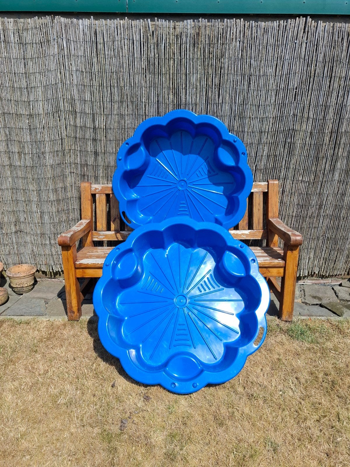 Grote donker blauwe speelschelp, Kinderen en Baby's, Ophalen, Zo goed als nieuw