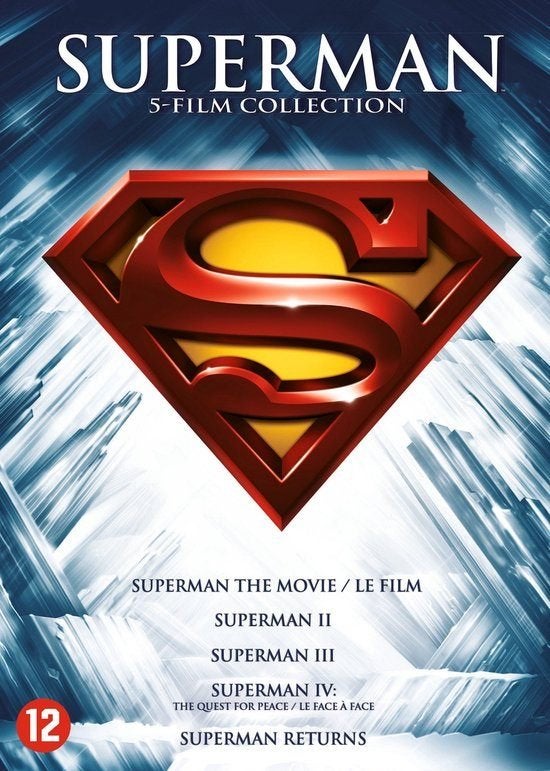 Superman Collection 1-5 (1978 t/m 2006) Nieuw Geseald. DVD., Inclusief doosje, Engels, Alle leeftijden, Nederlands