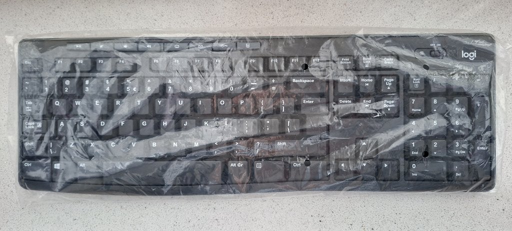 Draadloze QWERTY toetsenbord K270 zwart van Logitech, Nieuw, Ophalen of Verzenden, Draadloos, Qwerty