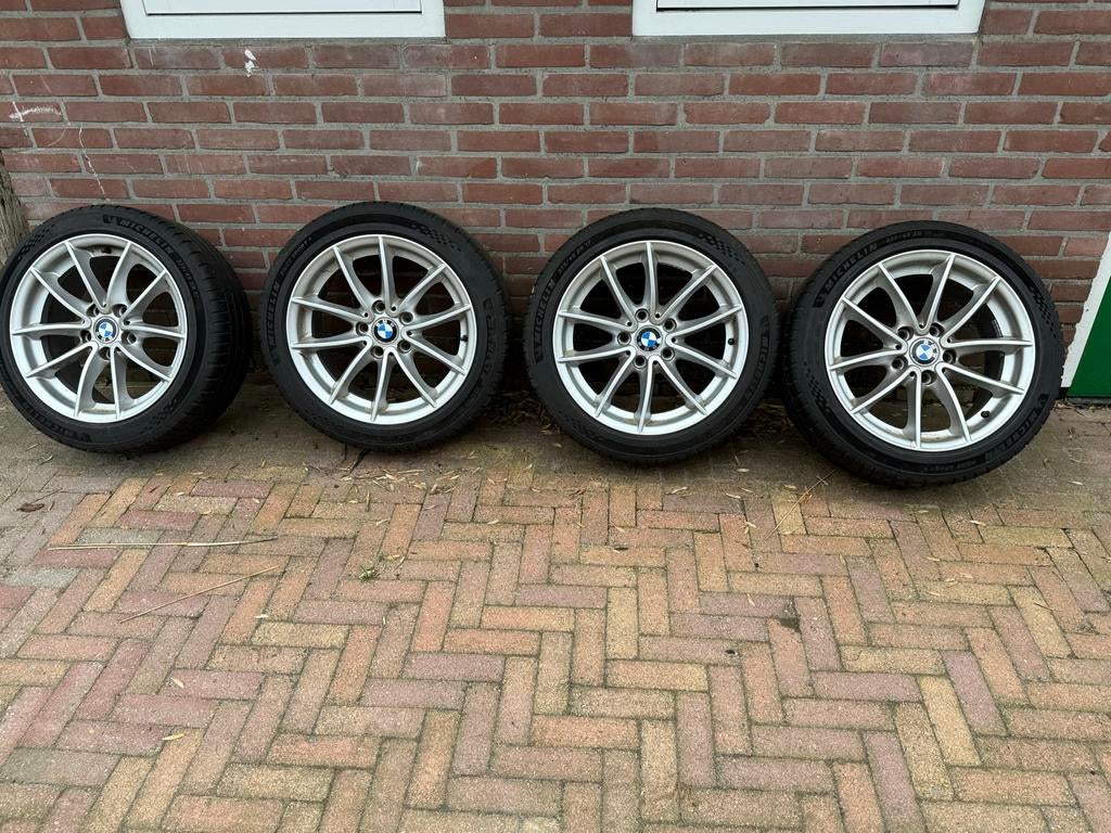 BMW Velgen met Michelin Zomerbanden voor E90 E92 E93, Ophalen, Gebruikt, Banden en Velgen, 17 inch