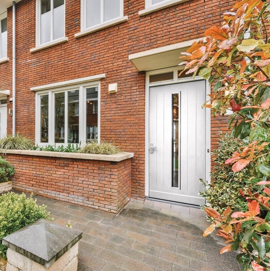 Isolatieplaat houten voordeur Aspen met HR++ glas Stomp, Niet ingevuld, 80 tot 100 cm, Niet ingevuld, Nieuw