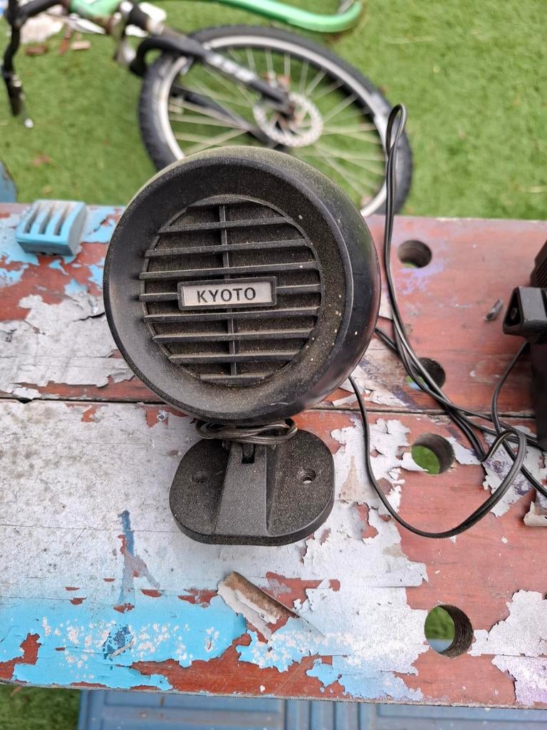 Kyoto en Monacor auto speakers met noise filter, Ophalen of Verzenden, Gebruikt
