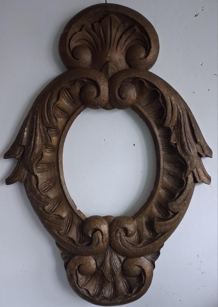Schilderijlijst. Ca 1800/1850. Hout. Gestoken. 42/59 cm., Ophalen, Gebruikt, Hout