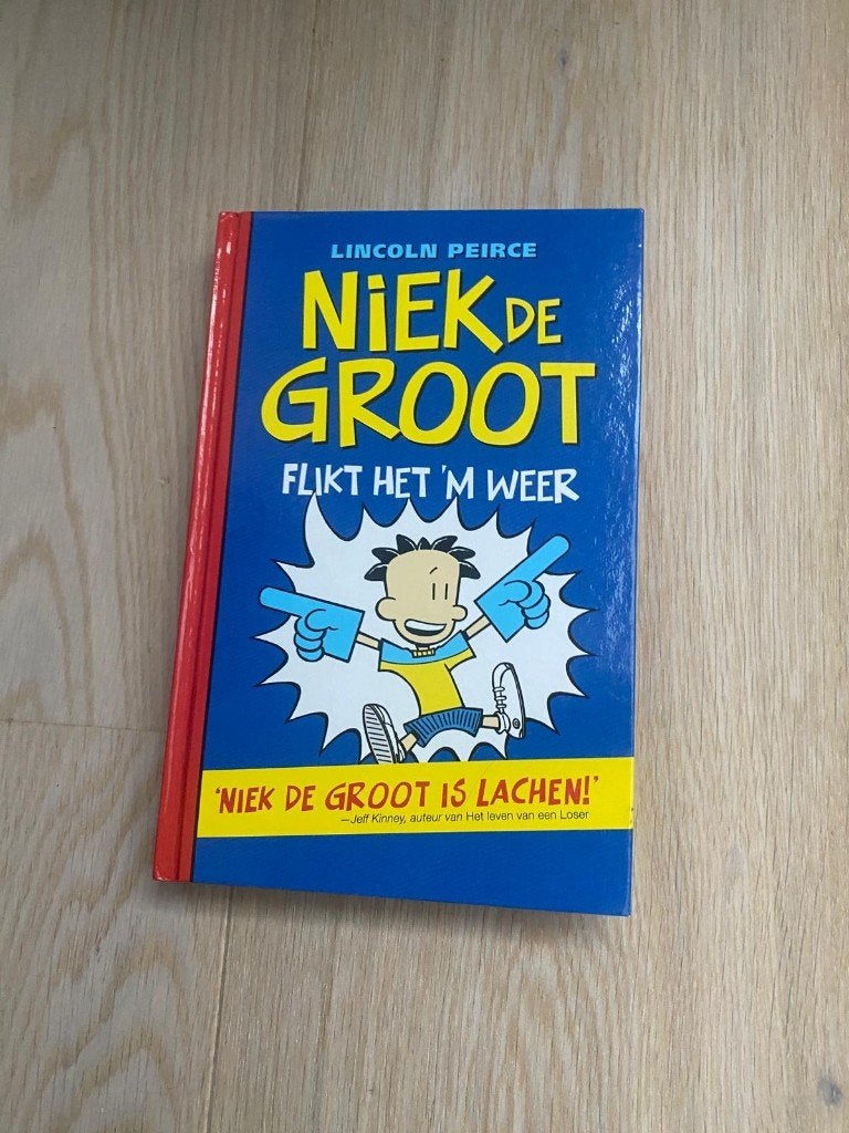 Niek de Groot Flinkt het ‘m weer (Lincoln Peirce) hardcover, Ophalen of Verzenden, Zo goed als nieuw