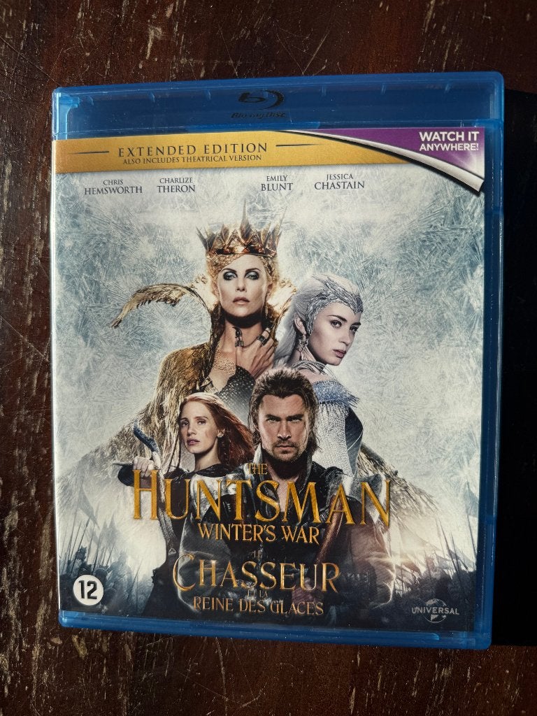 The Huntsman Winter's War Blu Ray, Avontuur, Inclusief extra's, Nederlands, Film