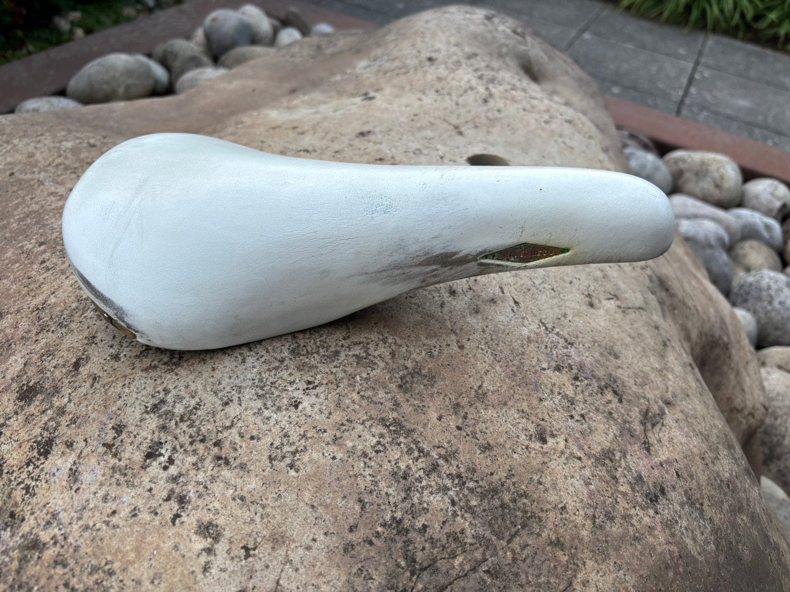 Witte Selle San Marco fietszadel, Ophalen of Verzenden
