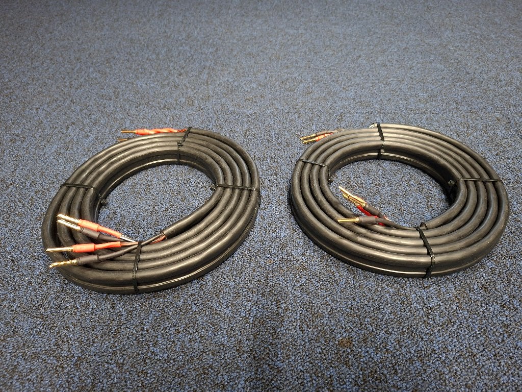 2 x 3.00 meter LINN K400 Bi-wire luidsprekerkabels, Ophalen of Verzenden, Gebruikt, 2 tot 5 meter, Luidsprekerkabel