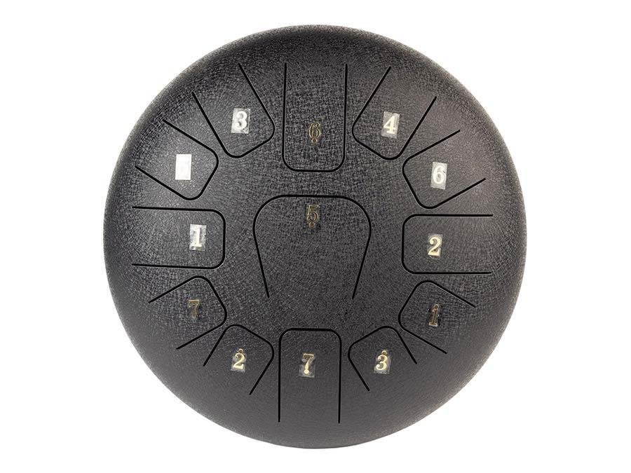 HTD1213/BK |Hayman stalen tongdrum 12" zwart, ., Nieuw, Ophalen of Verzenden, Melodische percussie
