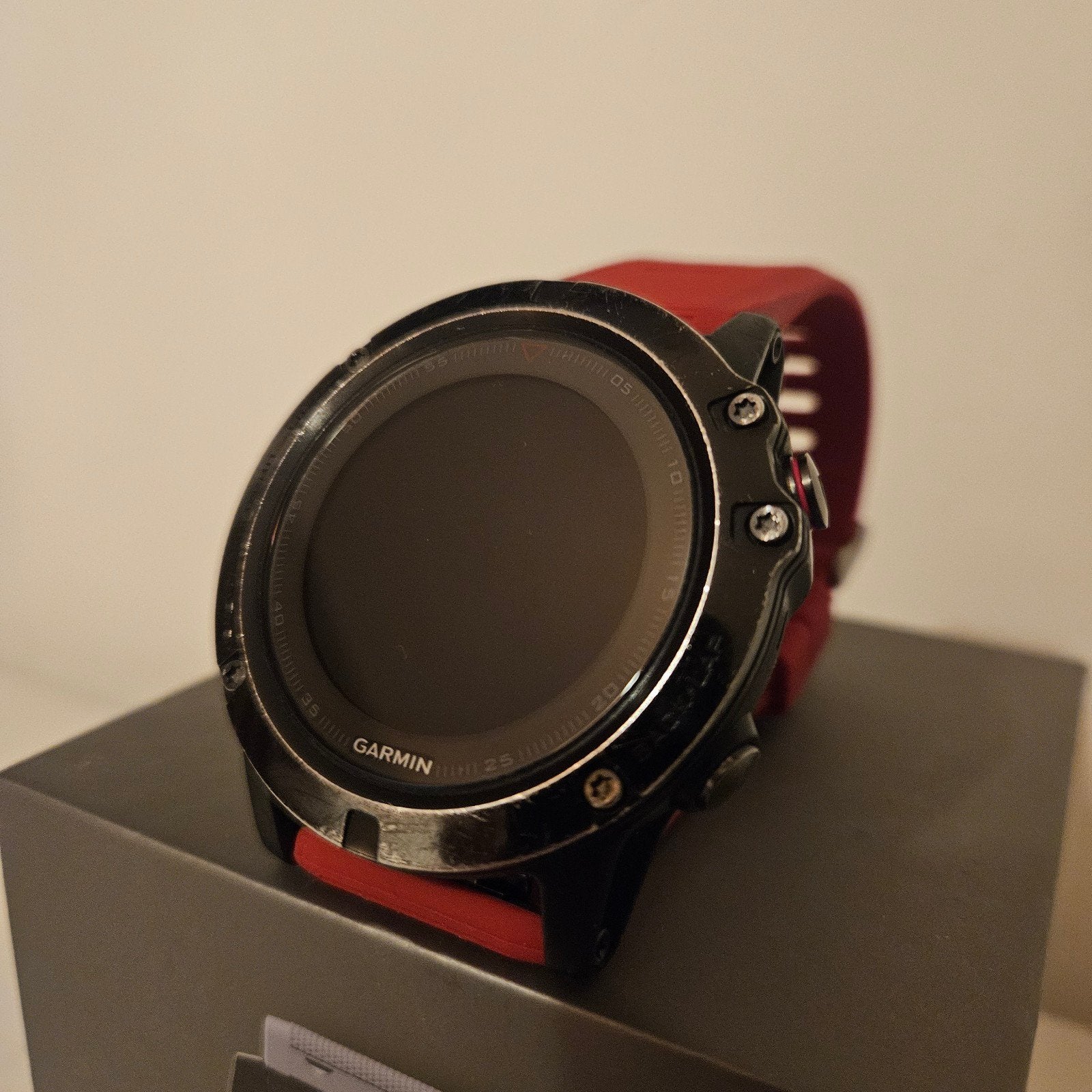 Garmin Fenix 5X Sapphire 51mm met nieuw siliconen bandje, Sieraden, Tassen en Uiterlijk, Gebruikt, Zwart, Garmin, Ophalen of Verzenden