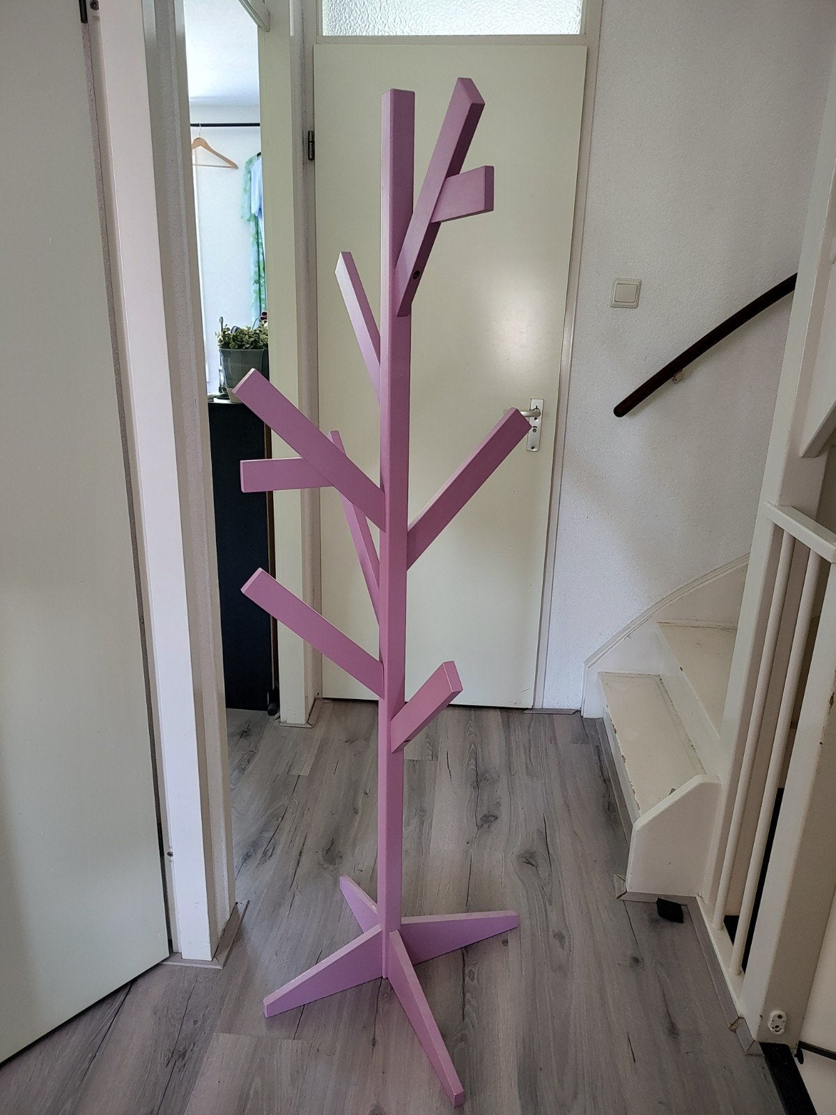 Roze Boom Kapstok – Leuke blikvanger voor de kinderkamer!, Ophalen, Gebruikt, Kinderkapstok, 150 tot 200 cm