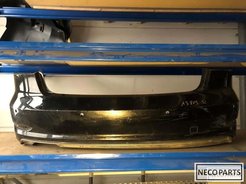 Audi A3 8V 8V5 S-LINE bumper achterbumper limousine cabrio P, Ophalen, Gebruikt, -, -