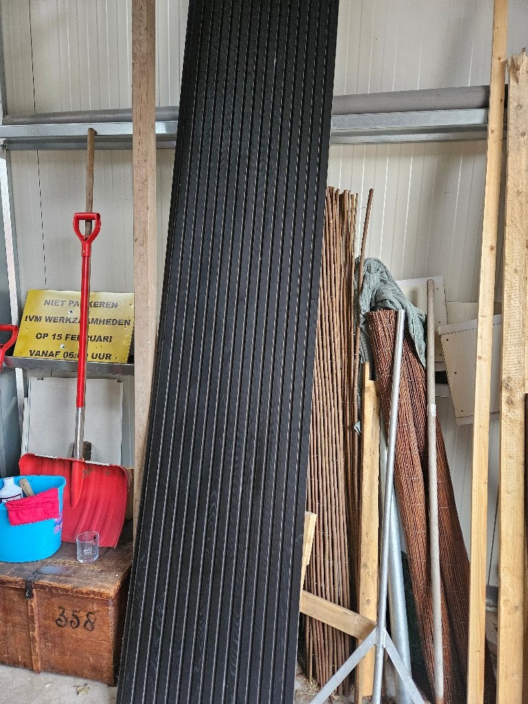 zwart akoestisch wandpaneel, Doe-het-zelf en Verbouw, Platen en Panelen, Ophalen, Gebruikt, Hout, 20 tot 50 mm