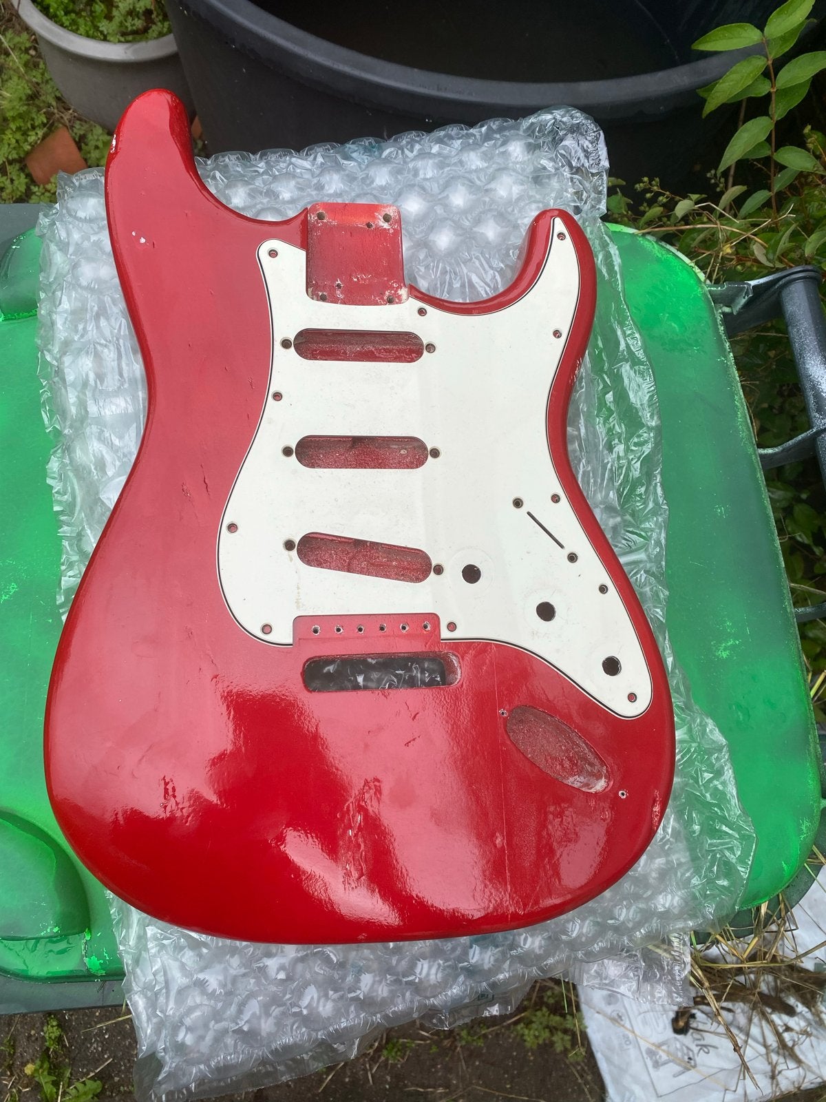 Fender USA stratocaster Body - Nitro Candy Apple Red, Muziek en Instrumenten, Ophalen of Verzenden, Gebruikt, Elektrische gitaar