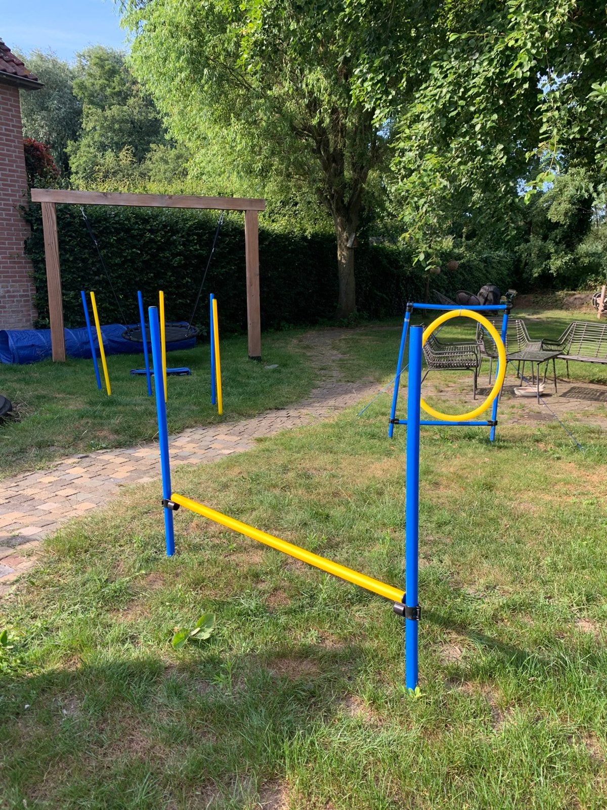 Agility hindernissen 4 stuks, Ophalen, Zo goed als nieuw