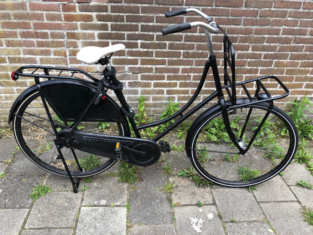 28 inch oma fiets 90 euro, 56 cm of meer, Ophalen, Gebruikt