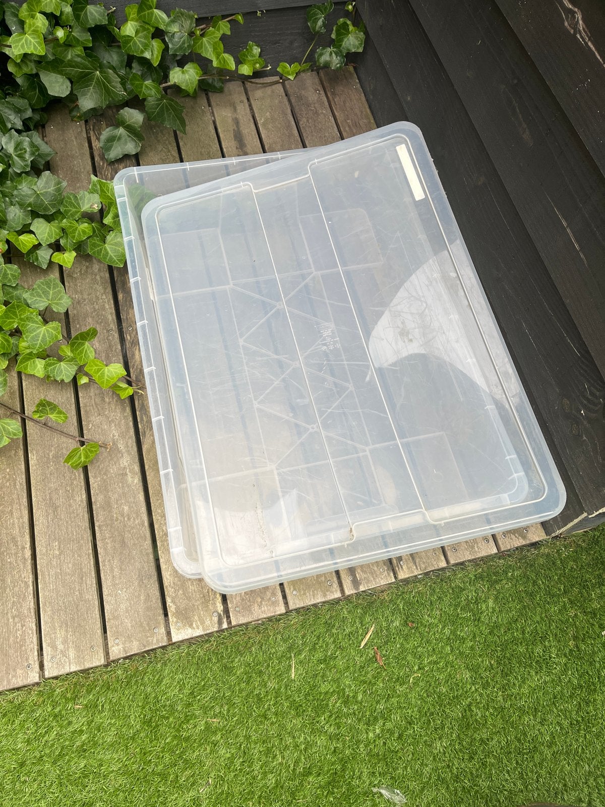 Gratis plastic opbergbox, Ophalen, Gebruikt, Kunststof