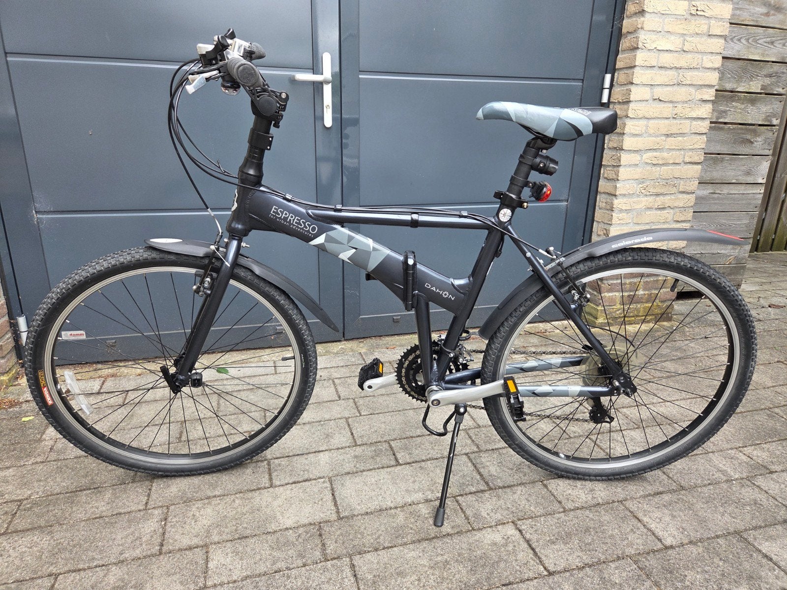 Dahon Espresso vouwfiets ( framesize = L ), Ophalen, 20 inch of meer, Velgrem, Versnellingen