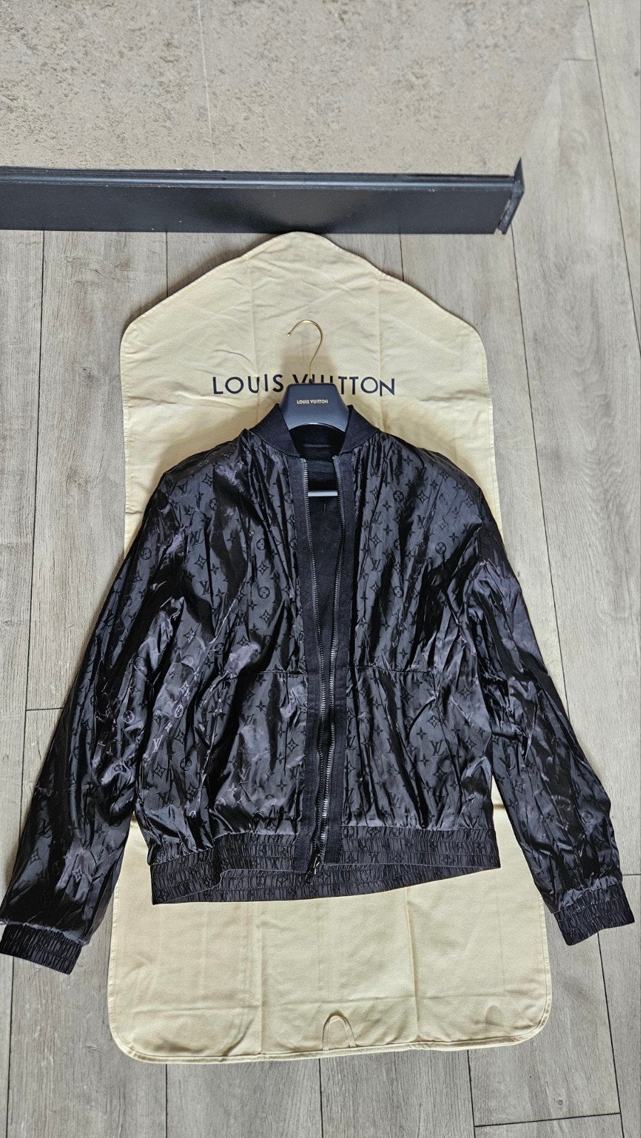 Louis vuitton reversible bomberjack gucci moncler dior fendi, Ophalen of Verzenden, Nieuw, Maat 48/50 (M), Zwart