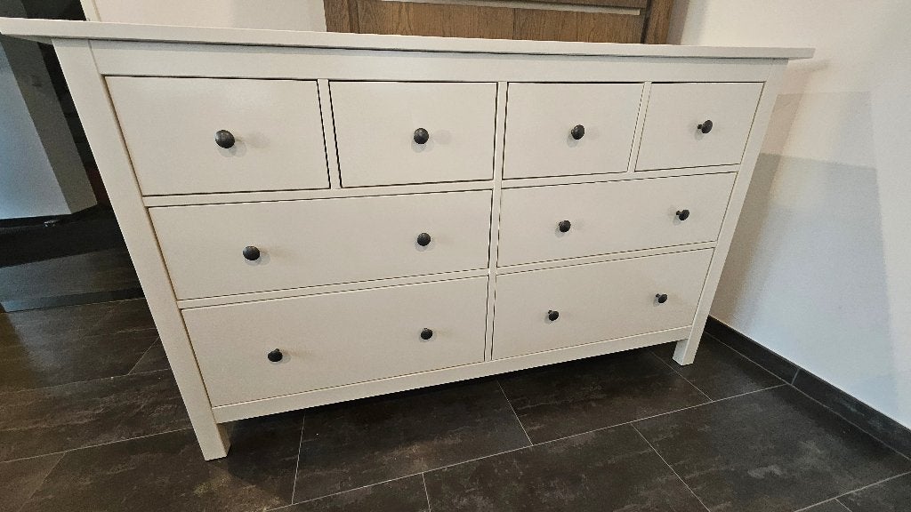 Ikea Hemnes ladekast/commode met 8 lades, Ophalen, Gebruikt, 50 tot 70 cm, 100 cm of meer