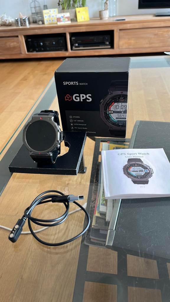 Sekoda Gps sport watch, Zwart, Ophalen of Verzenden, Zo goed als nieuw, GPS