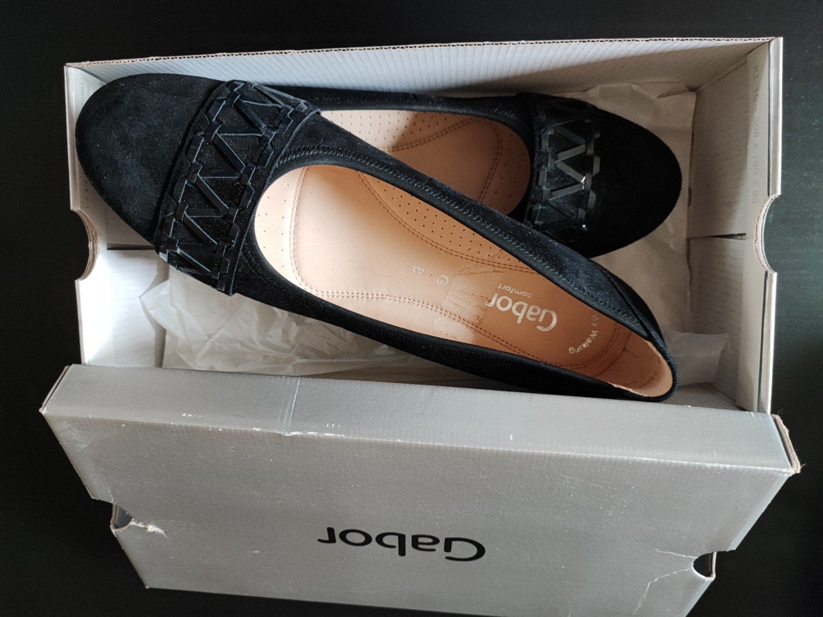 Gabor comfort pumps - Zwart - Maat 42 - Nooit gedragen, Pumps, Zwart, Gabor, Nieuw