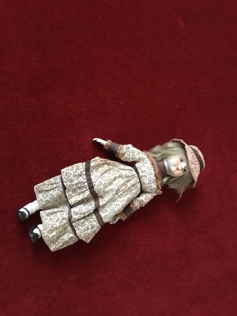 Vintage porselein pop, Ophalen of Verzenden, Zo goed als nieuw, Pop