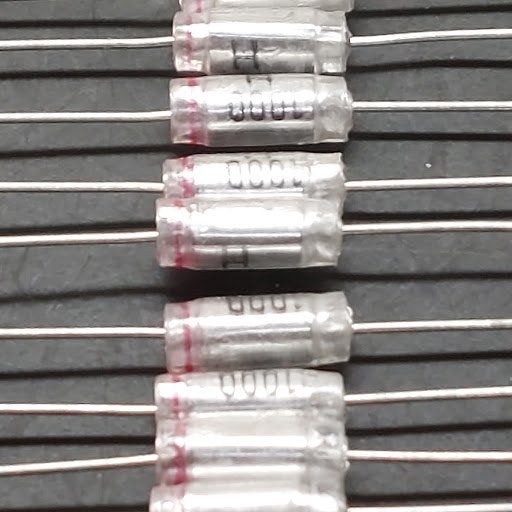 10 vintage polystyreen KS / Styroflex–1000pF / 1 nF – NOS, Ophalen of Verzenden, Nieuw