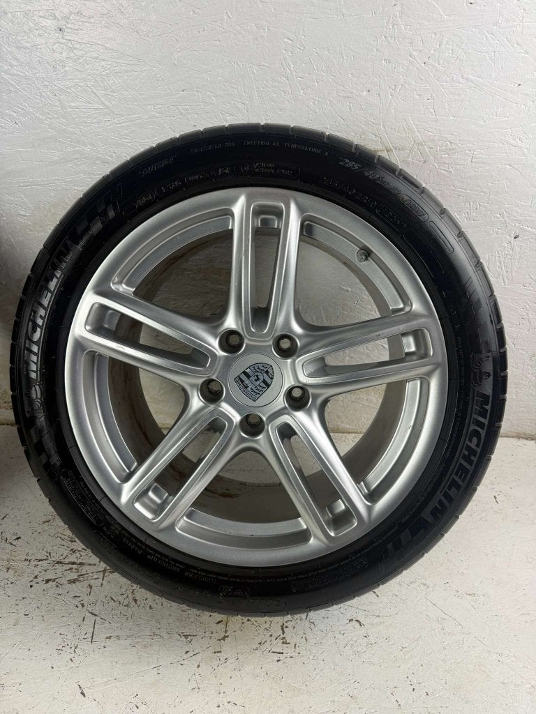 Originele Porsche Panamera 970 Turbo 4S velgen 19" 5x130 set, Gebruikt, 285 mm, Banden en Velgen, Niet ingevuld