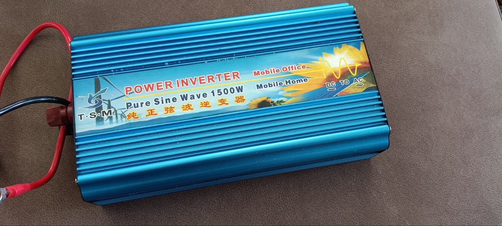 Omvormer Pure Sine Wave Power Inverter 1500W - Nieuw, Ophalen of Verzenden, Nieuw, Overige merken, Omvormer
