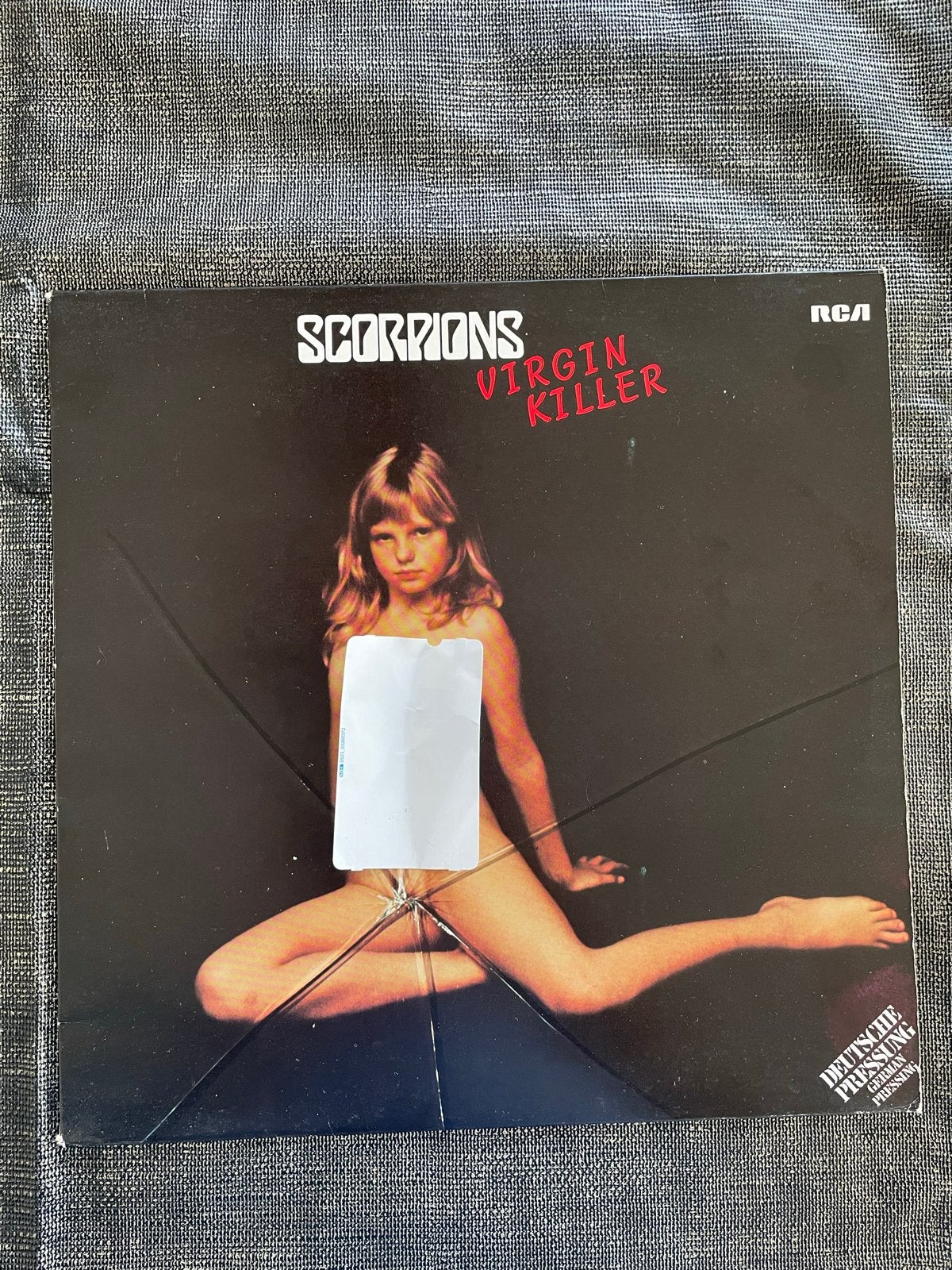 Scorpions - Virgin Killer - Zeldzame Duitse persing LP, Cd's en Dvd's, LP, Gebruikt, Hard Rock, Originele persing