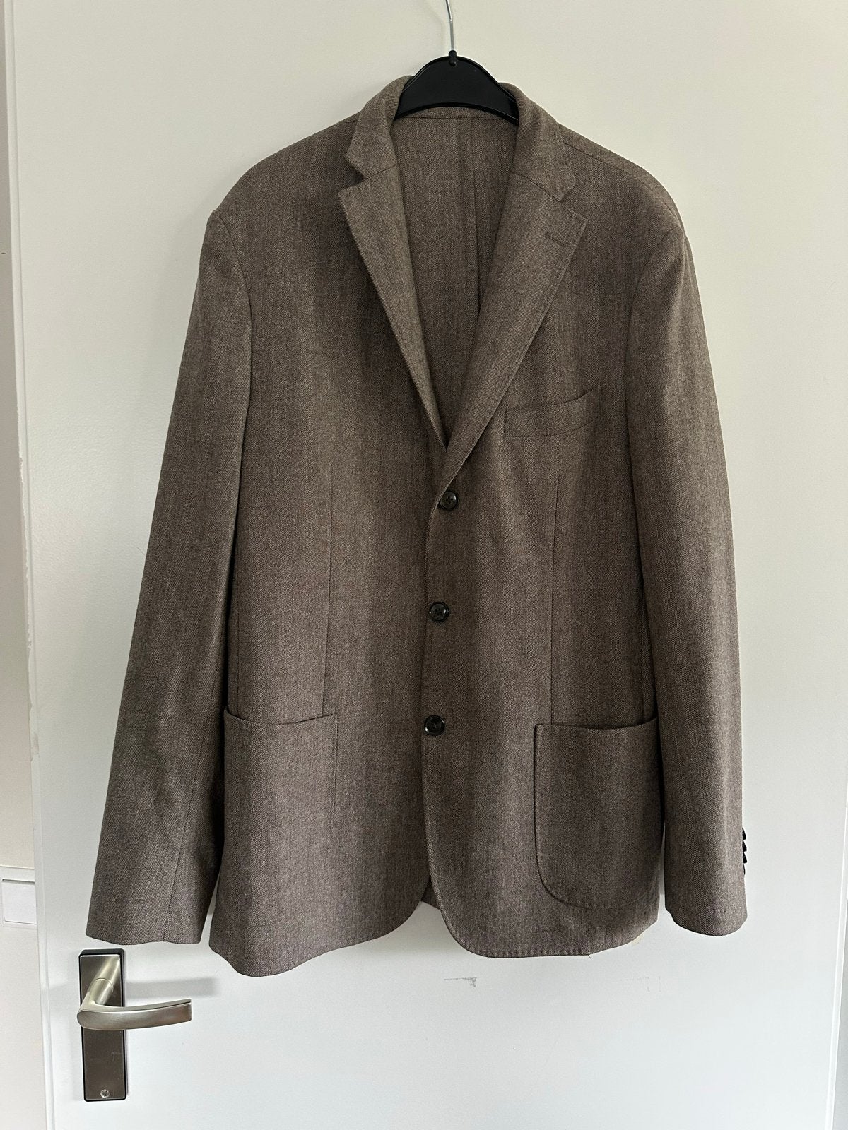 Jac Hensen Slim Fit colbert maat 52/54 (L), Ophalen of Verzenden, Nieuw, Maat 52/54 (L), Bruin