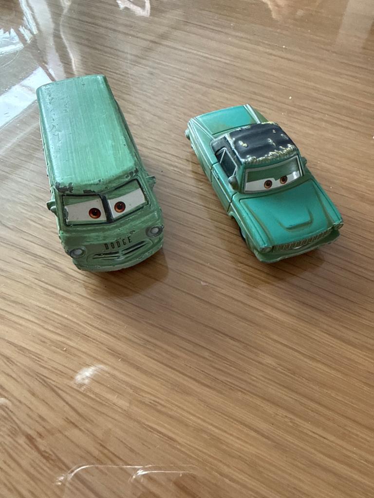 Rusty & Dusty - Mattel Disney Pixar Cars de Rust-eze broers, Ophalen of Verzenden, Gebruikt