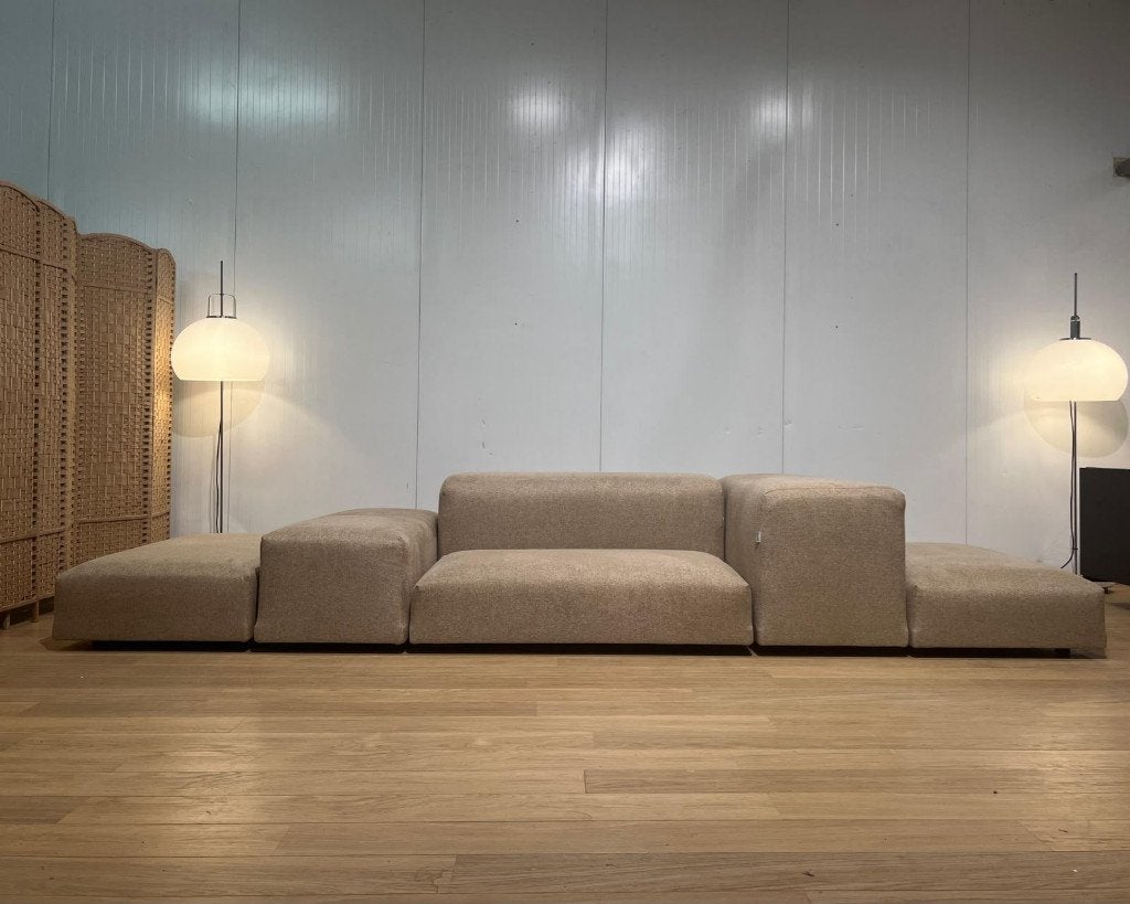NIEUW Living Divani Extra Wall Modulaire Bank 6-delig, Www.designplaats.nl, Rechte bank, Stof, Design Bank Bankstel Zetel Modulair Living Divani